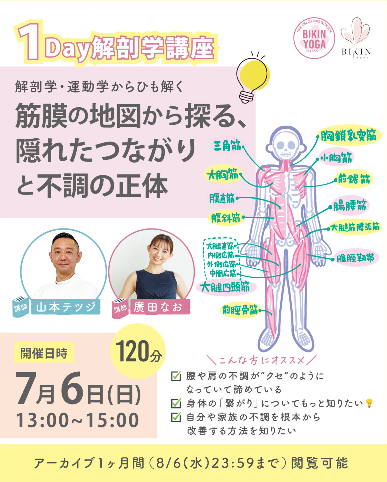 筋膜の地図から探る、隠れたつながりと不調の正体